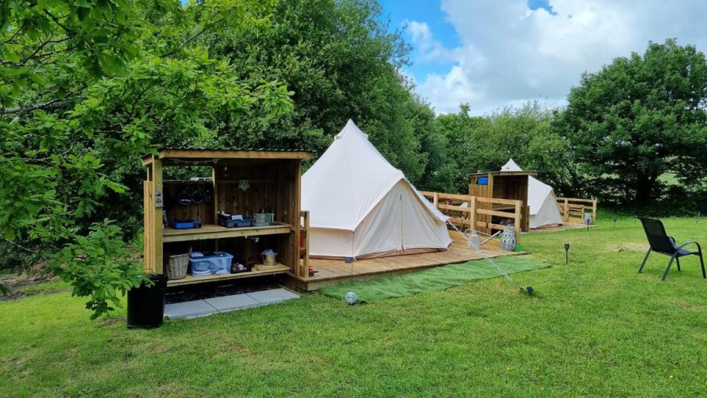 Route 47 Glamping Bell Tents Carmarthenshire